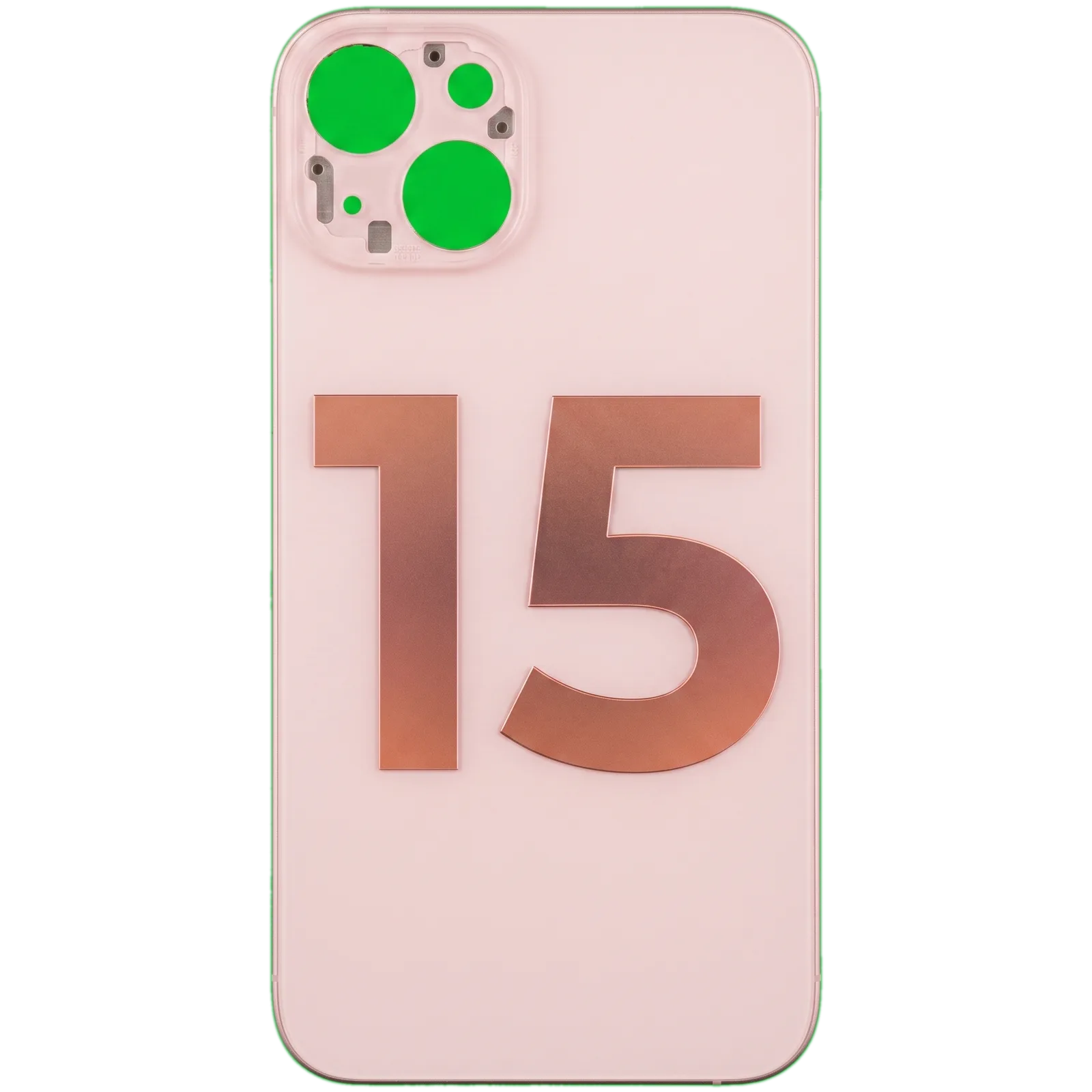 Tapa Trasera iPhone 15 Vidrio — Rosa
