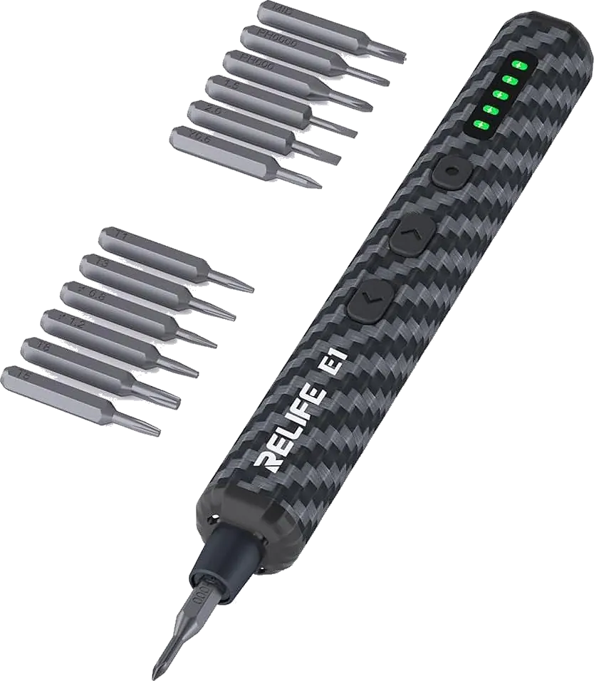Destornillador Eléctrico RELIFE E1 Carbono